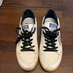 Golden Goose Ball Star with leopard